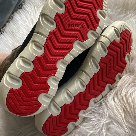 ❄️SOREL Explorer II Joan Felt WP Green white black red Women’s 6 - Picture 11 of 17